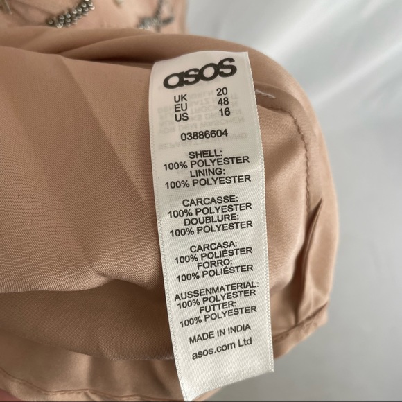 ASOS Pink Geometric Pattern Dress - Picture 12 of 15